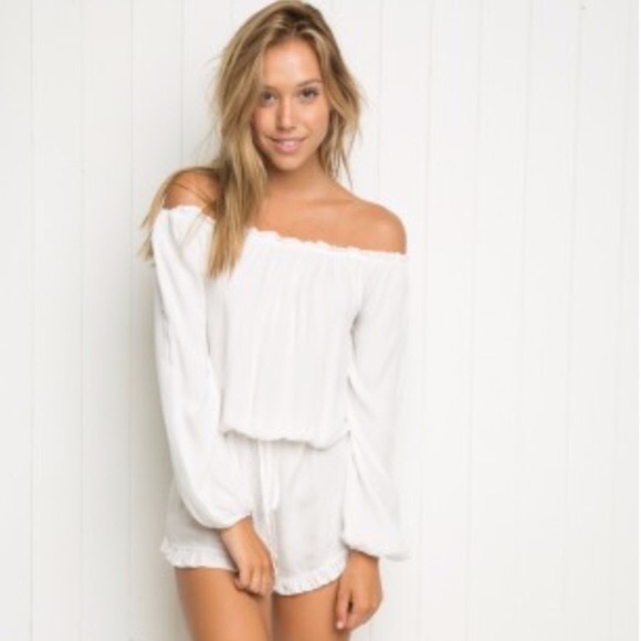 Brandy Melville Dresses & Skirts - Brandy Melville White Romper